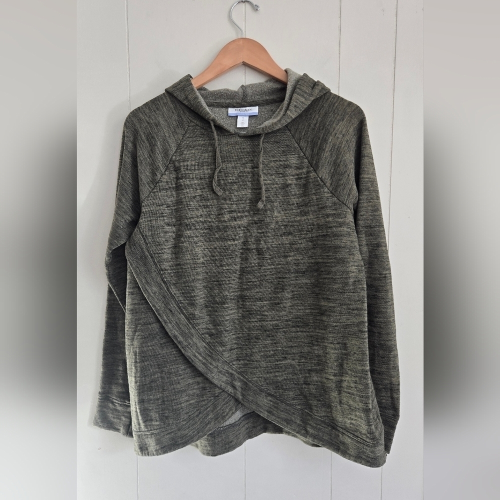Motherhood Nursing Olive Cowl Neck Sweater-Size M